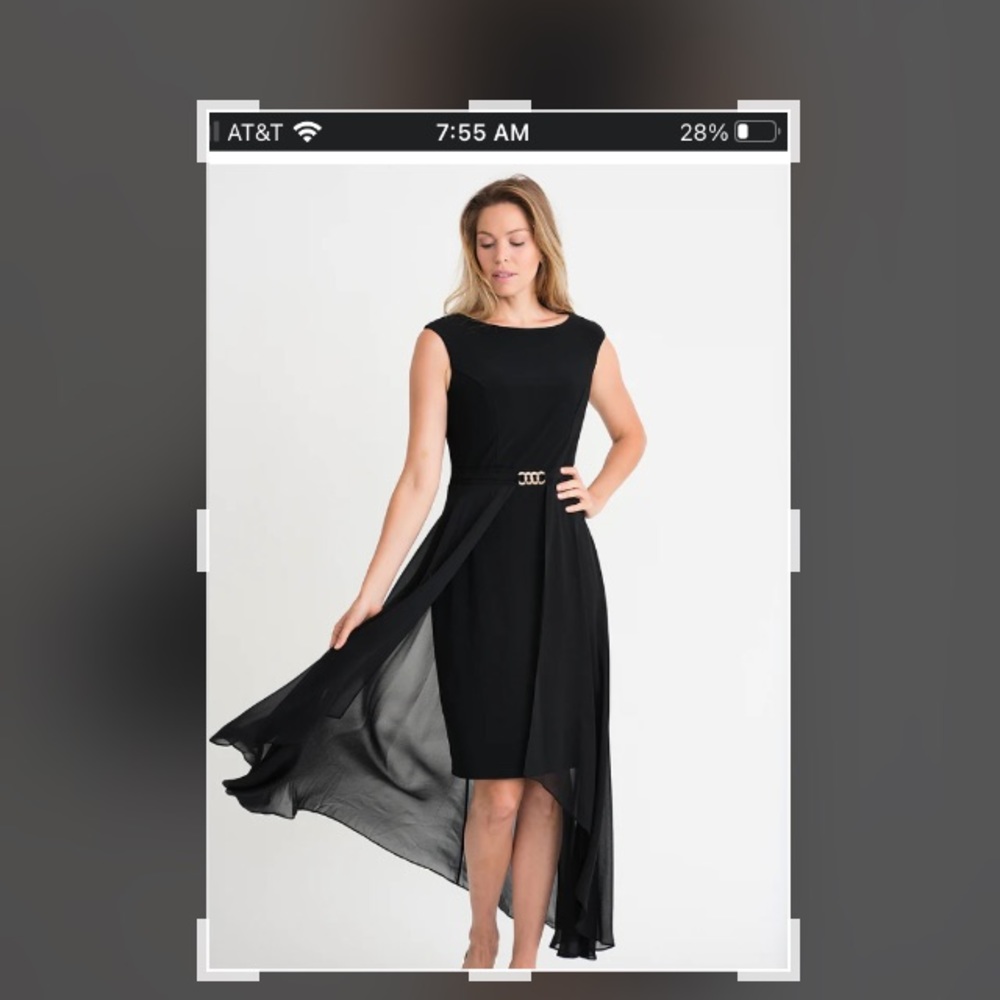 Long navy fancy dress